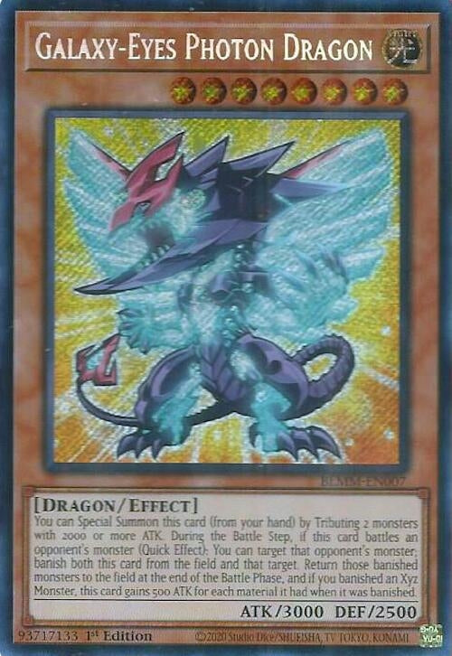 Galaxy-Eyes Photon Dragon (BLMM-EN007)  Secret Rare