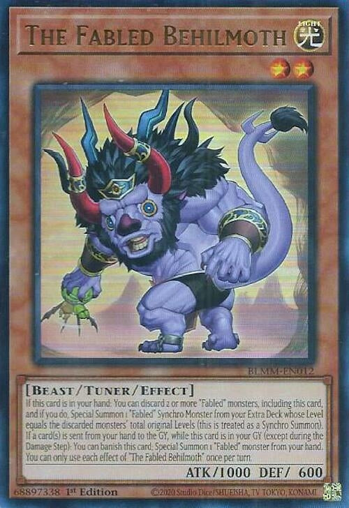 The Fabled Behilmoth (BLMM-EN012)  Ultra Rare