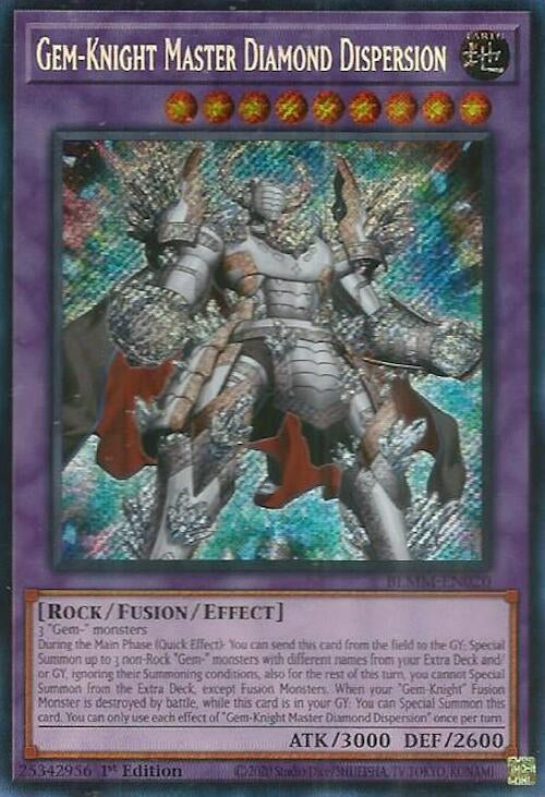 Gem-Knight Master Diamond Dispersion (BLMM-EN020)  Secret Rare