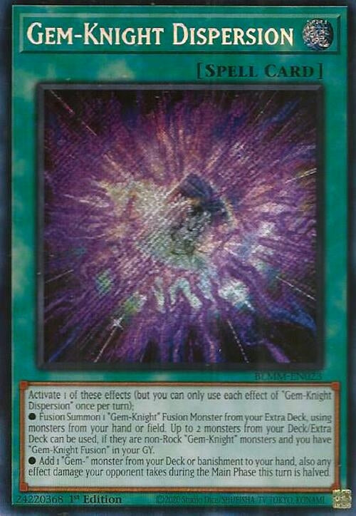 Gem-Knight Dispersion (BLMM-EN023)  Secret Rare