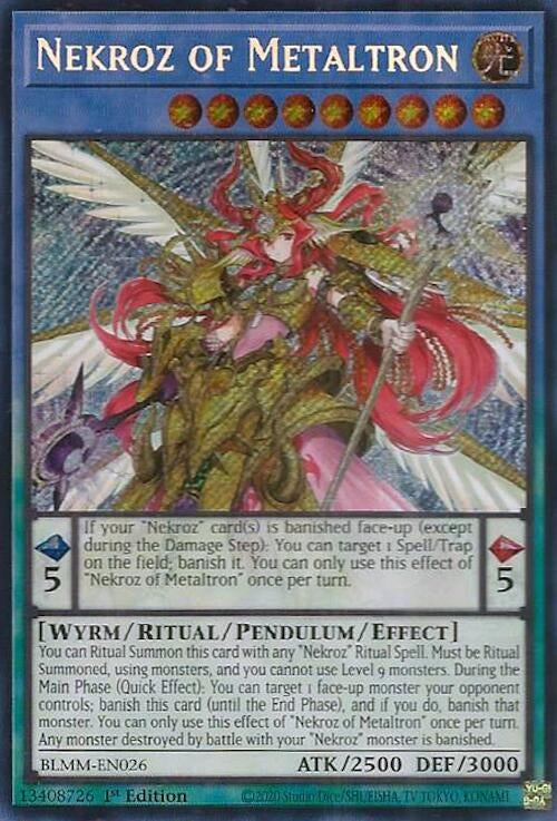 Nekroz of Metaltron (BLMM-EN026)  Secret Rare
