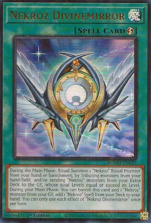 Nekroz Divinemirror (BLMM-EN027)  Ultra Rare