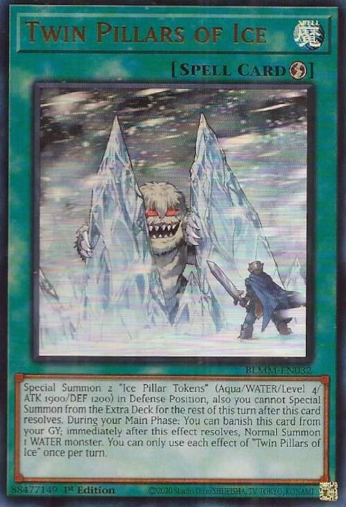 Twin Pillars of Ice (BLMM-EN032)  Ultra Rare