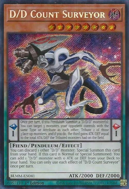 D/D Count Surveyor (BLMM-EN041)  Secret Rare