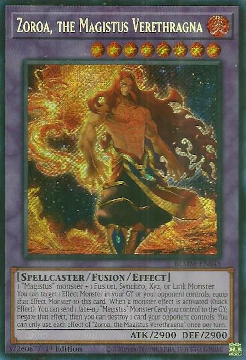 Zoroa, the Magistus Verethragna (BLMM-EN045)  Secret Rare