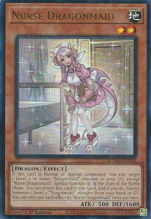 Nurse Dragonmaid (BLMM-EN054)  Ultra Rare