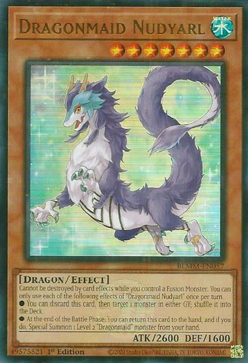Dragonmaid Nudyarl (BLMM-EN057)  Ultra Rare