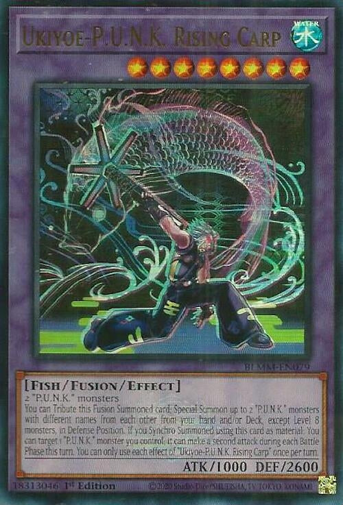 Ukiyoe-P.U.N.K. Rising Carp (BLMM-EN079)  Ultra Rare