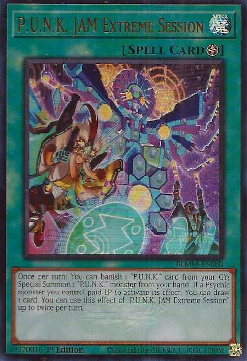 P.U.N.K. JAM Extreme Session (BLMM-EN080)  Ultra Rare