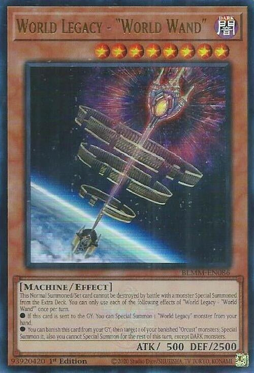World Legacy - "World Wand" (BLMM-EN086)  Ultra Rare