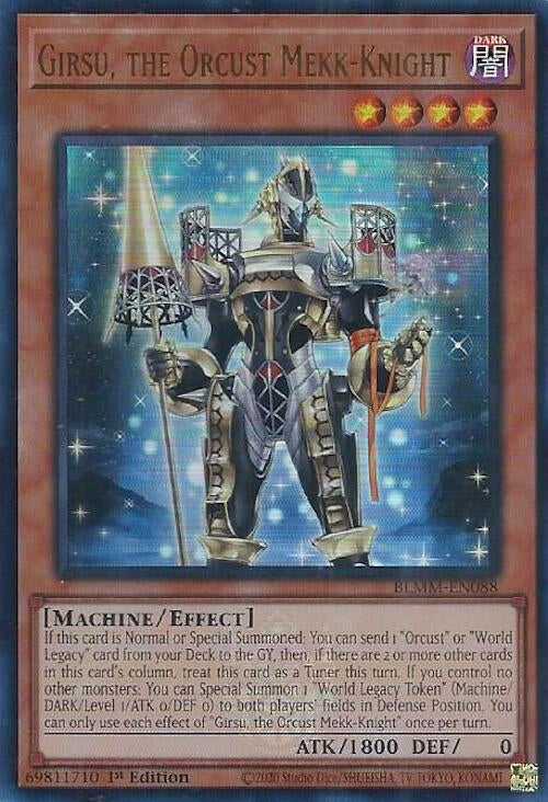 Girsu, the Orcust Mekk-Knight (BLMM-EN088)  Ultra Rare