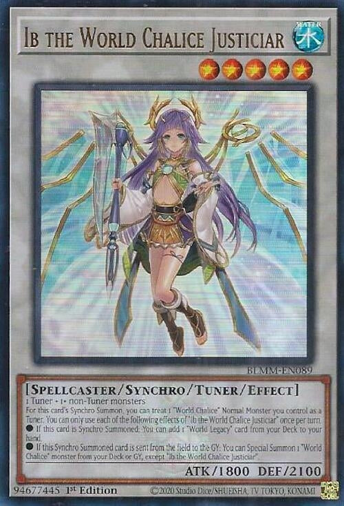 Ib the World Chalice Justiciar (BLMM-EN089)  Ultra Rare