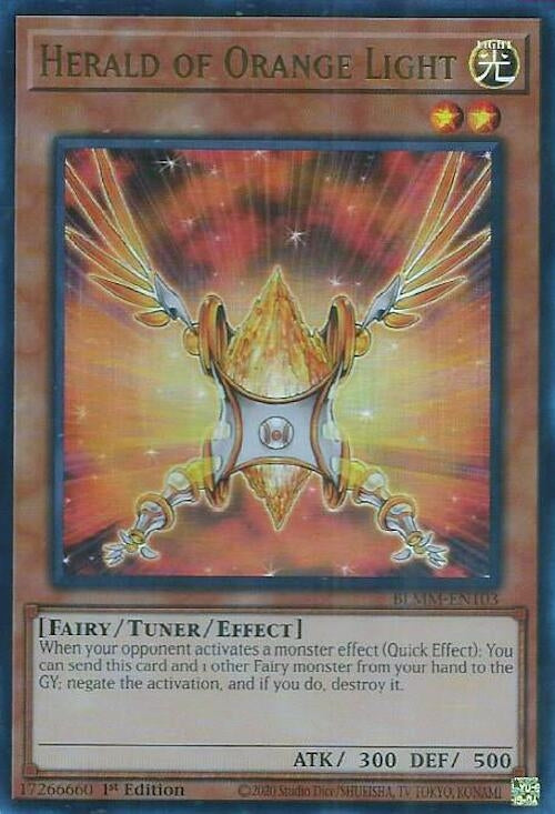 Herald of Orange Light (BLMM-EN103)  Ultra Rare