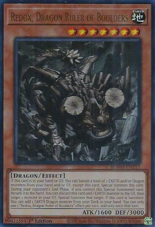 Redox, Dragon Ruler of Boulders (BLMM-EN117)  Ultra Rare