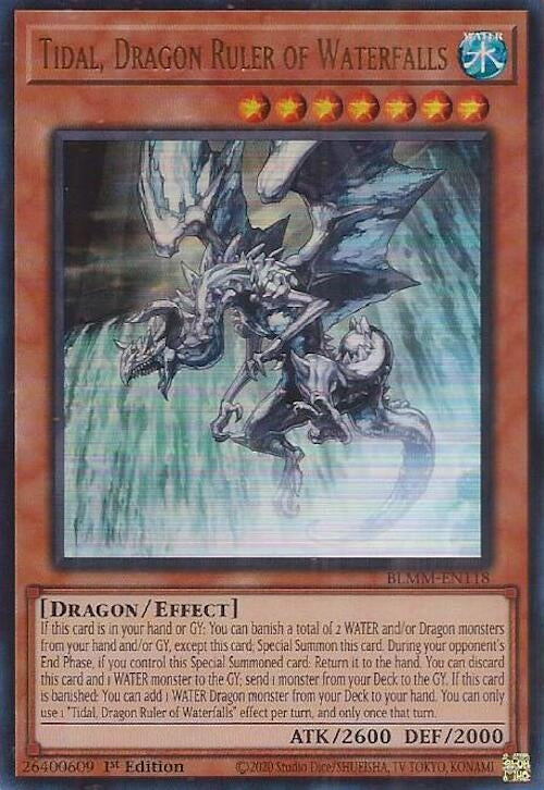 Tidal, Dragon Ruler of Waterfalls (BLMM-EN118)  Ultra Rare