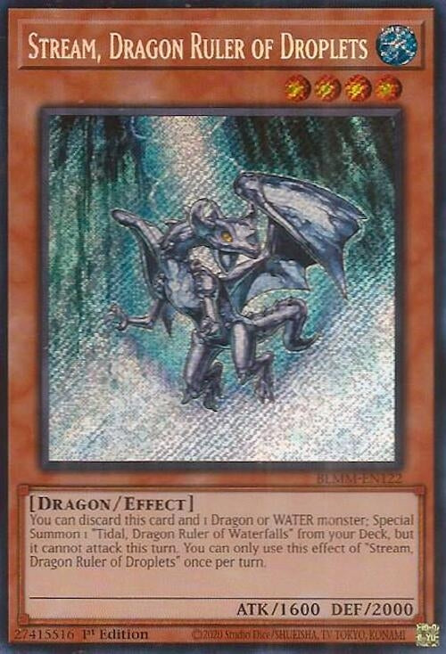 Stream, Dragon Ruler of Droplets (BLMM-EN122)  Secret Rare