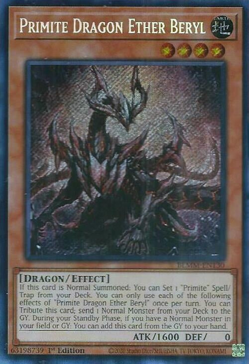 Primite Dragon Ether Beryl (BLMM-EN130)  Secret Rare