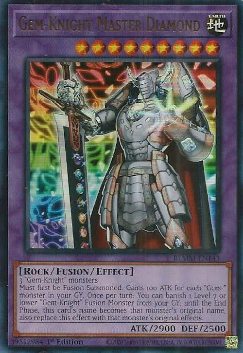 Gem-Knight Master Diamond (BLMM-EN143)  Ultra Rare