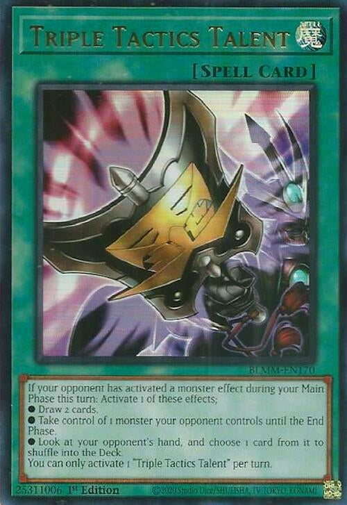 Triple Tactics Talent (BLMM-EN170)  Ultra Rare