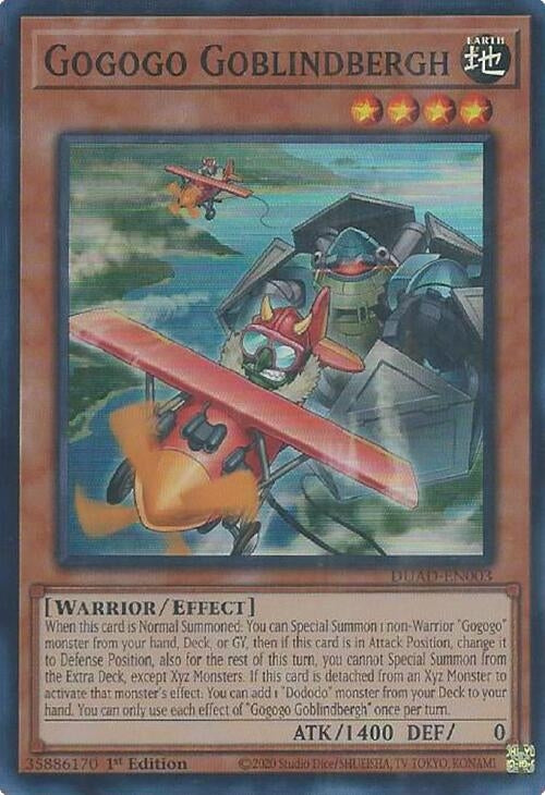 Gogogo Goblindbergh (DUAD-EN003)  Super Rare