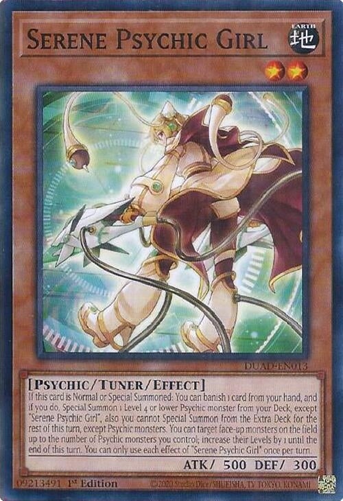Serene Psychic Girl (DUAD-EN013)  Common