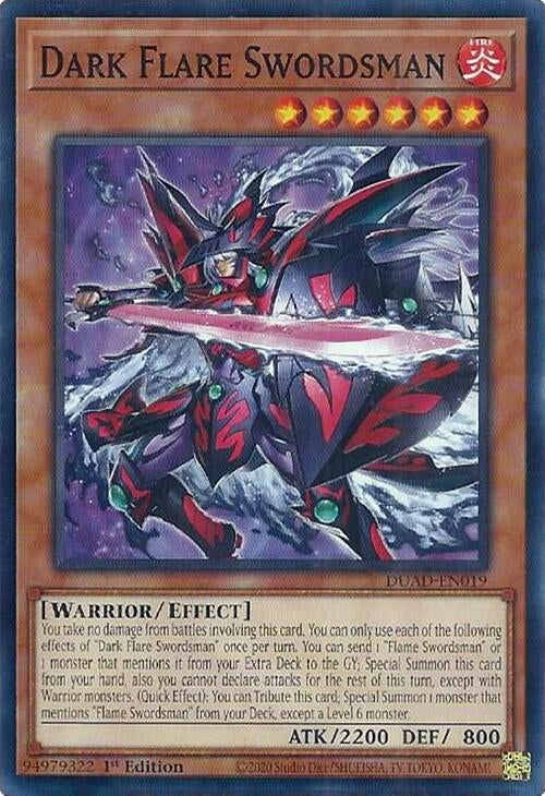 Dark Flare Swordsman (DUAD-EN019)  Common
