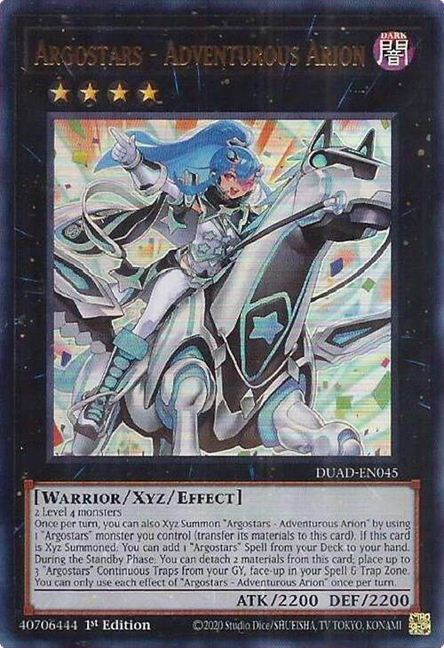Argostars - Adventurous Arion (DUAD-EN045)  Ultra Rare