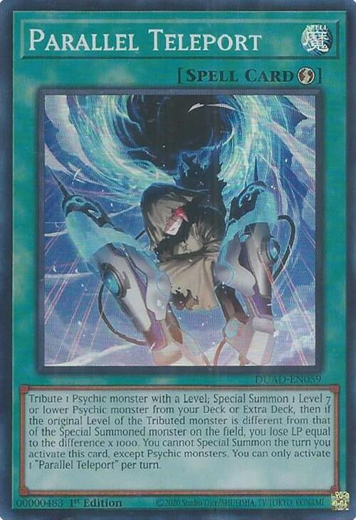 Parallel Teleport (DUAD-EN059)  Super Rare