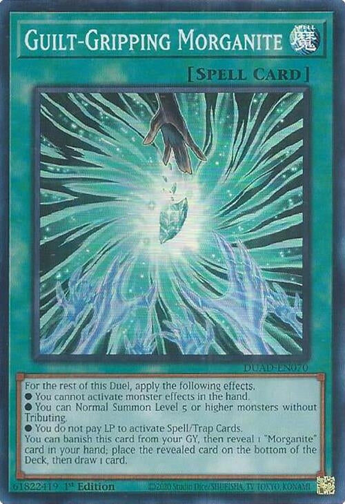 Guilt-Gripping Morganite (DUAD-EN070)  Super Rare