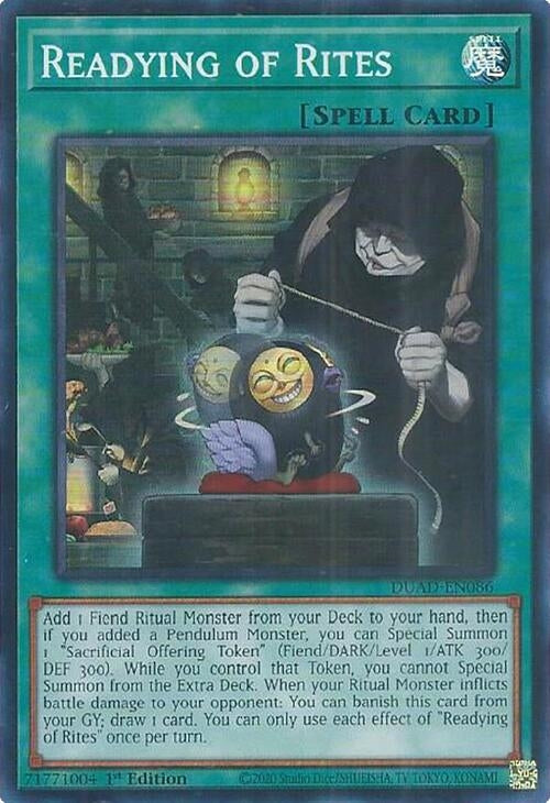 Readying of Rites (DUAD-EN086)  Super Rare