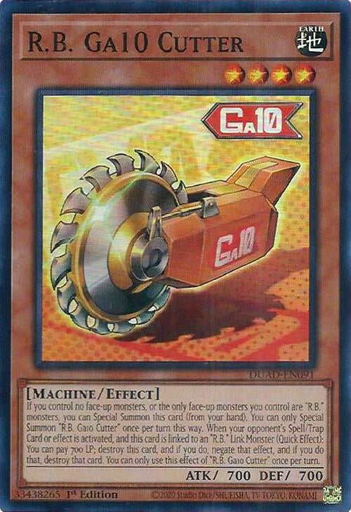 R.B. Ga10 Cutter (DUAD-EN091)  Super Rare