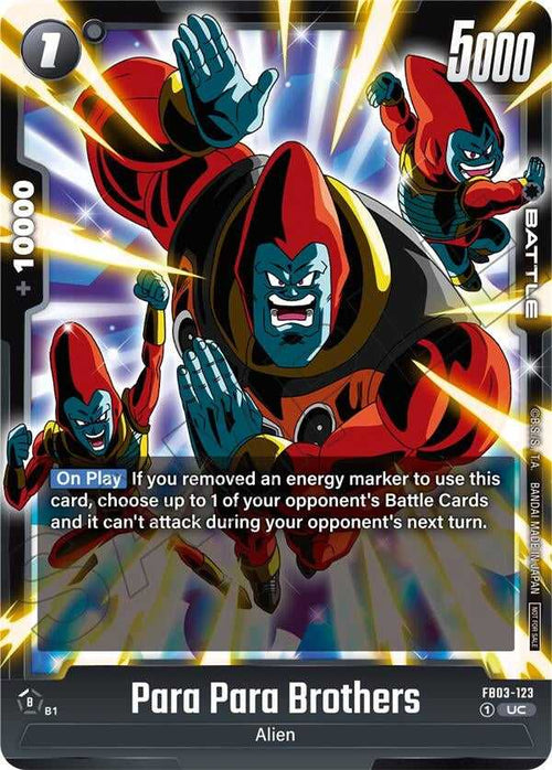 (FB03-123) Para Para Brothers (Limited Pack 02) - Uncommon