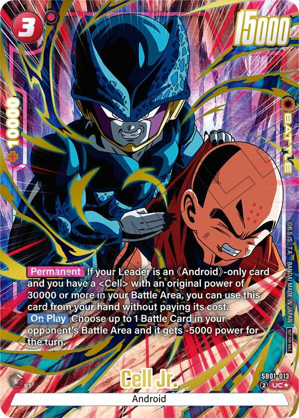 (SB01-013) Cell Jr. (Limited Pack 02) (Alternate Art) - Uncommon
