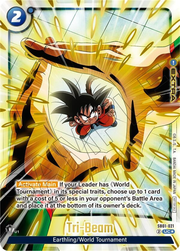 (SB01-021) Tri-Beam (Limited Pack 02) (Gold) - Uncommon