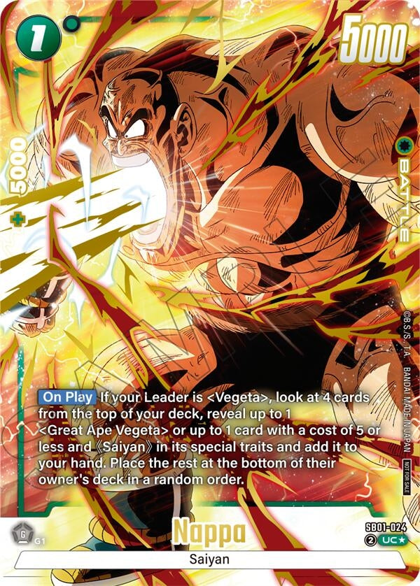 (SB01-024) Nappa (Limited Pack 02) (Gold) - Uncommon
