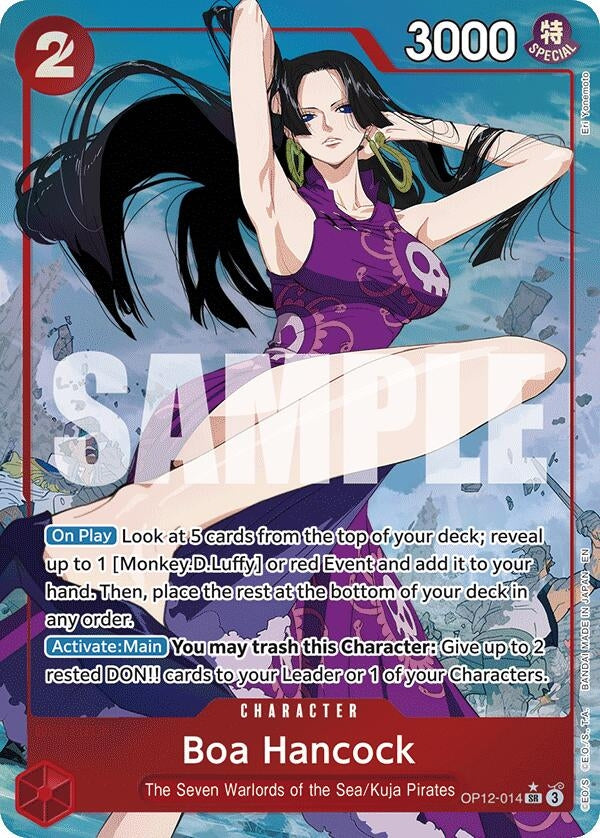 (OP12-014) Boa Hancock (Alternate Art) - Super Rare