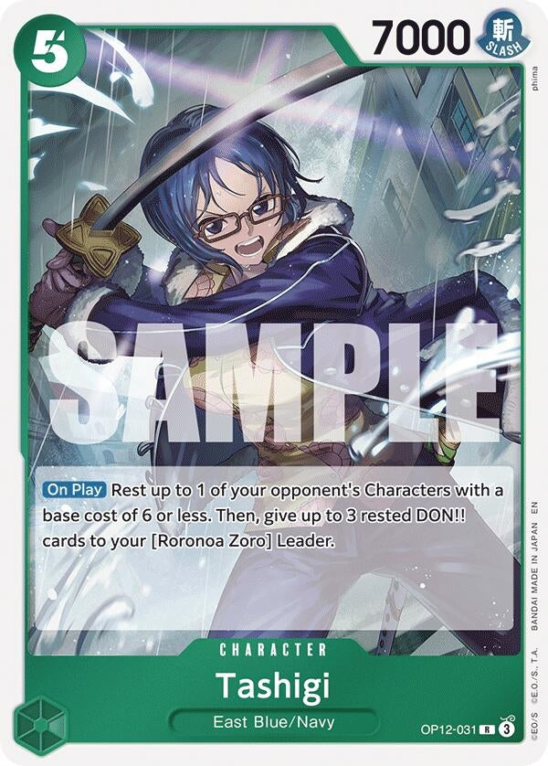(OP12-031) Tashigi - Rare