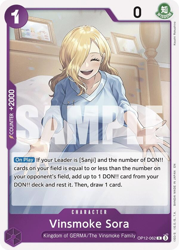 (OP12-062) Vinsmoke Sora - Rare