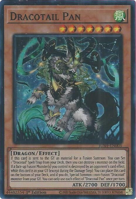 Dracotail Pan (Super Rare) (JUSH-EN003)  Super Rare