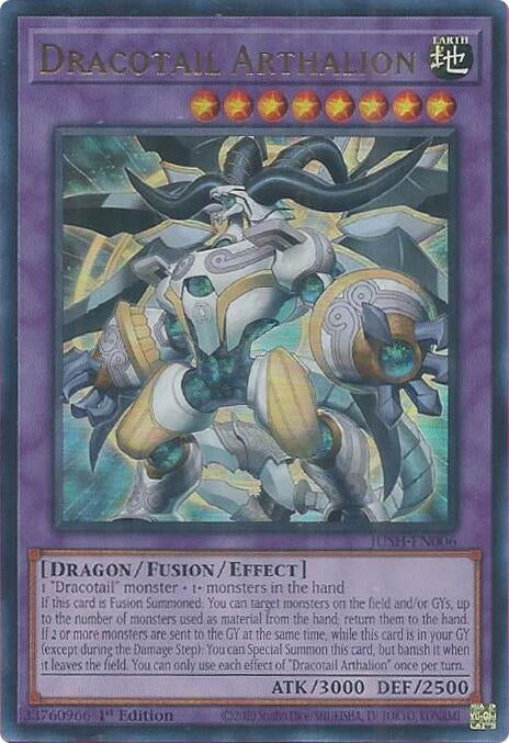 Dracotail Arthalion (JUSH-EN006)  Ultra Rare