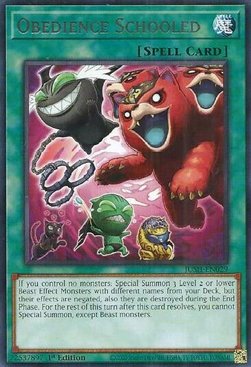Obedience Schooled (JUSH-EN029)  Rare