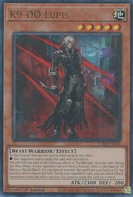 K9-00 Lupis (JUSH-EN034)  Ultra Rare