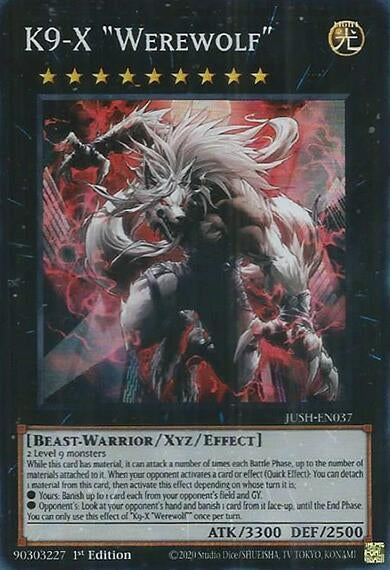 K9-X "Werewolf" (JUSH-EN037)  Super Rare
