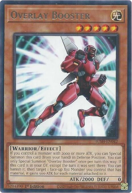 Overlay Booster (JUSH-EN042)  Rare