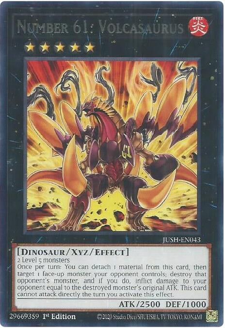 Number 61: Volcasaurus (JUSH-EN043)  Rare