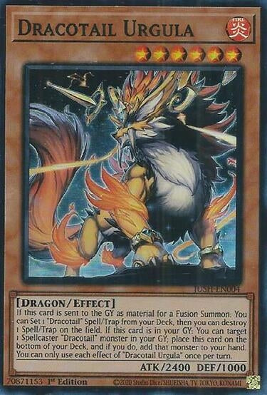 Dracotail Urgula (Super Rare) (JUSH-EN004)  Super Rare