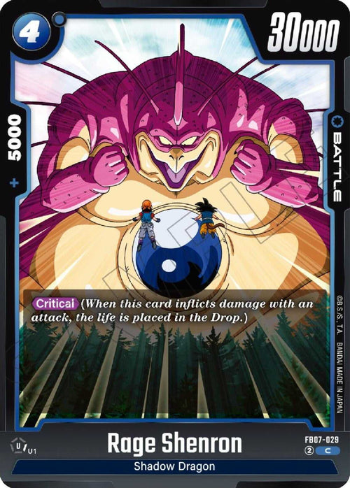 (FB07-029) Rage Shenron - Common