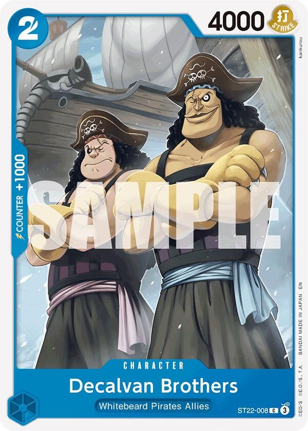 (ST22-008) Decalvan Brothers - Common
