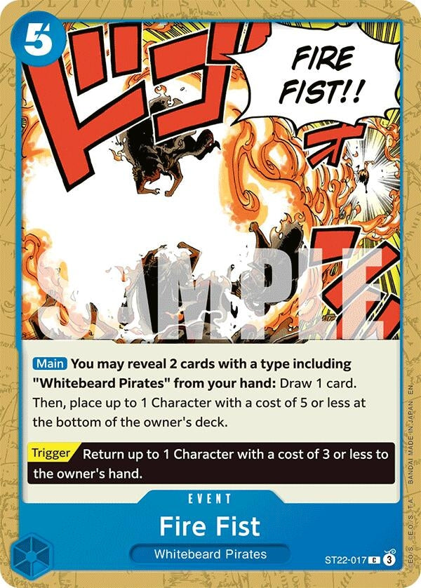(ST22-017) Fire Fist - Common