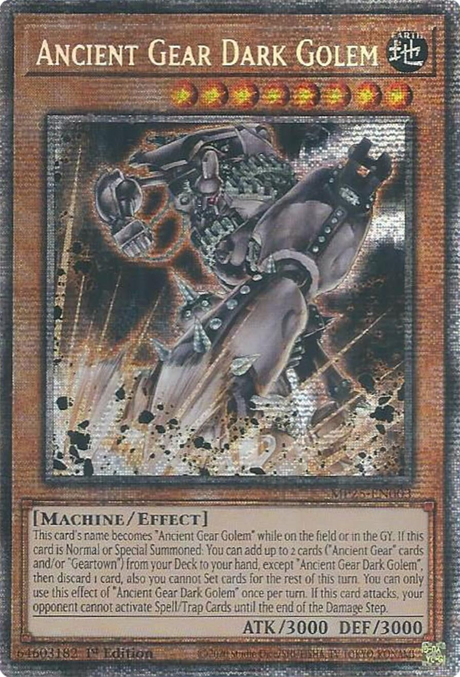 Ancient Gear Dark Golem (MP25-EN003)  Starlight Rare